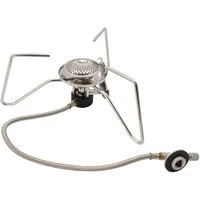 Mil-Tec Camping Gaskocher Klappbar Schlauch Piezo 3.500 W Schraubgaskartuschen Outdoor