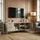[en.casa] Kliri Lowboard 150 x 35 x 58 cm Kamelfarben Stahl