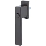 MS Beschläge Fenstergriff Fensterolive Rasterolive Kindersicherung Druckknopf Kinderschutz Griff Braun RAL8019