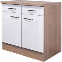 Flex-Well Unterschrank Florenz 80 x 86 x 60 cm Weiß
