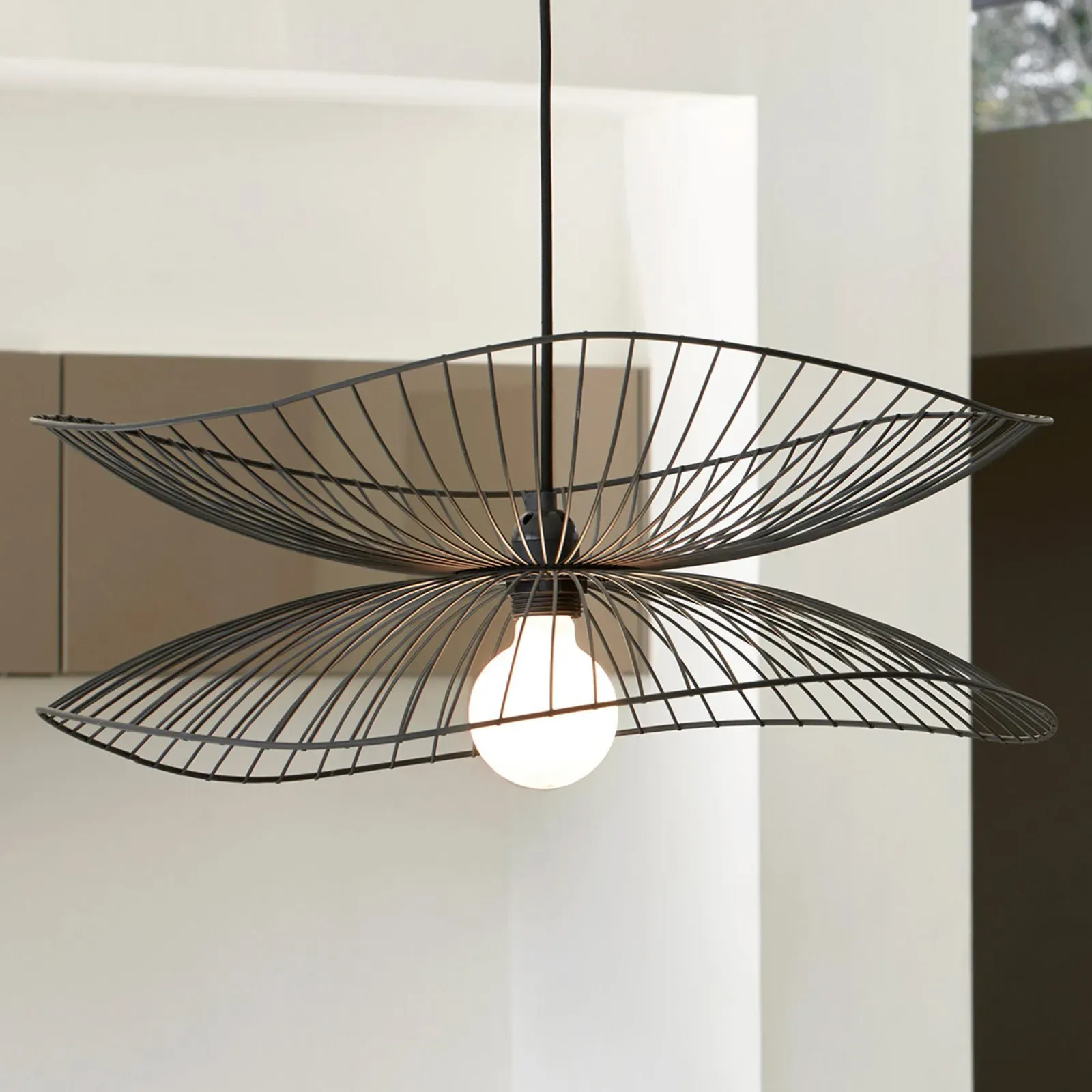 Pendelleuchte Forestier, Libellule S, dimmbar, Schwarz, für Wohnzimmer, Metall, Design - 20