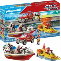 Playmobil City Action 71569 Feuerwehreinsatz auf dem Wasser