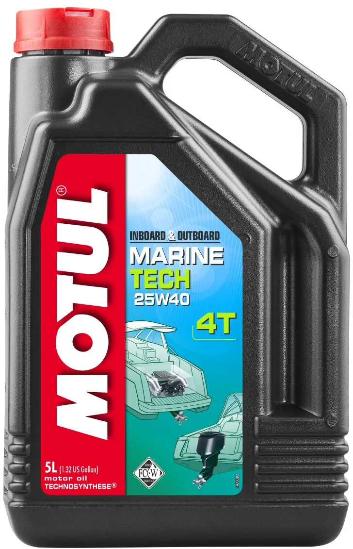 Huile moteur MOTUL Marine Tech 25W40 5L