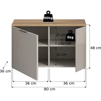 Xonox home Sitzbank Slide (80 cm