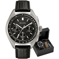 BULOVA Lunar Pilot Watch 96B251 - Herren Designer-Armbanduhr Mond