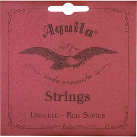 AQUILA CORDE ARMONICHE Reds Spiel Ukulele Sopran, GCEA, tiefes G