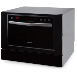 Klarstein Havasia UV 6 Luminance Tischgeschirrspüler (freistehend, 550 mm breit, Schwarz)