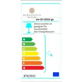 Marrakesch Orient & Mediterran Interior Orientalische Wandlampe Wandleuchte Wanddeko Yakin Gold Antik