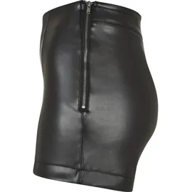 URBAN CLASSICS Synthetic Leather Kurze Hose Black 4XL