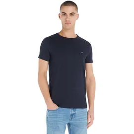 Tommy Hilfiger Core Stretch Extra Slim Fit Kurzarm-T-Shirt Desert Sky M