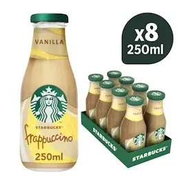 Starbucks Frappuccino Vanilla Eiskaffee 8 x 250ml)