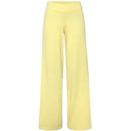 LASCANA Strickhose mit weitem Bein Gelb 36/38