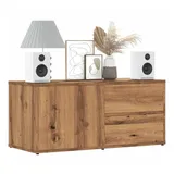 vidaXL Artisan-Eiche TV-Schrank 80x34x35,5 cm Holzwerkstoff