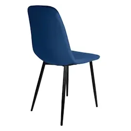 CLP 4er Set Esszimmerstühle Napier I Stoff I Kunstleder I Samt I Metallgestell