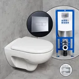 Geberit Renova Wand-WC & Tellkamp WC-Sitz mit neeos Vorwandelement,, 203050000+16601CR#SET,