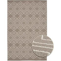 In- und Outdoorteppich RENEW | Diamond Rhythm | Braun | Verschiedene Größen