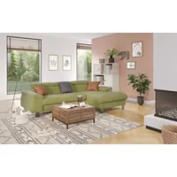 Ecksofa COTTA "Komaris L-Form, B: 244 cm", grün (grass), B:244cm H:72cm T:166cm, 94% POLYESTER (PES) 6%POLYAMID (PA), Sofas, Ecksofa, mit Kopfteilverstellung, optional Bettfunktion, Bettkasten & Licht, Topseller