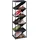 Relaxdays Schuhregal 121 x 38 x 30 cm grau/schwarz