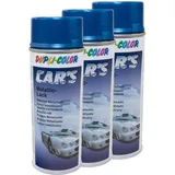 Lackspray Spraydose Sprühlack Cars Dupli Color 706837 blau azurblau metallic 3 X 400 ml