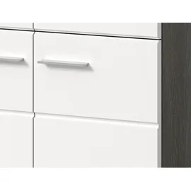 inn.furn Sideboard Rumba 120 x 85 cm Weiß / Grau