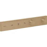 Hansgrohe RainSelect Duschthermostat Unterputz für 3 Verbraucher Brushed Bronze 15381140