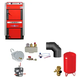 Atmos Scheitholzvergaser | GS20 | 20 kW | Komplettset 1