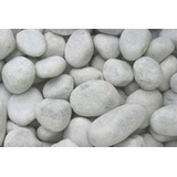 Bellamoli Granulati Kies Bianco Carrara 60 - 100 mm weiß 25 kg