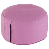 soma Stuhl Yogakissen Meditationskissen Augenkissen Sitzkissen rund ø31xH20cm Be, lila - orchidee bunt