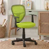 CARO-Möbel Kinderdrehstuhl Textil Grün