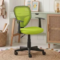 CARO-Möbel Kinderdrehstuhl Textil Grün