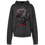 Mister Tee Flying High Oversize Kapuzenpullover Acid Black L