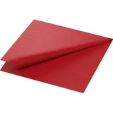 Duni Servietten 33 x 33 cm 1/4 F 3-lagig, rot
