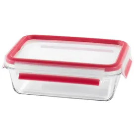 Emsa Frischhaltedose CLIP & CLOSE 6,8 cm hoch transparent 0,7 l, 1 St.