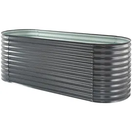 Konifera Hochbeet 240 x 80 x 82 cm Grau