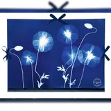 Clairefontaine 5x Cyanotypie, Zeichenmappe 28x38cm, Verschluss 3 Bändern 83513C