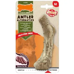 Beißring für Hunde Nylabone Dura Chew Horn L Fleisch – Kauspielzeug für starke Zähne