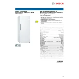 Bosch Serie 6 GSN54AWCV