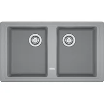 Franke BFG 620-86 links Einbauspüle Steingrau Excenterbetätigung 860 x 500 mm