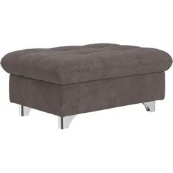 Hocker COTTA "Gemini", braun (mud), Struktur fein, Hocker