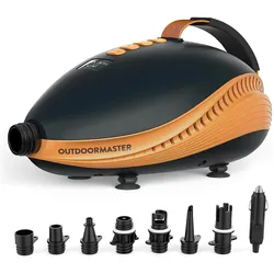 OutdoorMaster The Dolphin 20PSI Hochdruck SUP Pumpe Elektrische, 12V DC Auto-Anschluss Luftpumpe