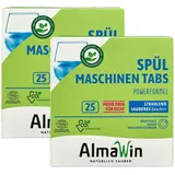 AlmaWin Bio Spülmaschinen-Tabs, (2 x 500 gr)