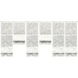 HOME WOHNIDEEN Magnetrollo RANA mit stangendurchzug, MAGNETROLLO SET,BAMBUSOPTIK,AUSBRENNER, weiß