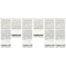 HOME WOHNIDEEN Magnetrollo RANA mit stangendurchzug, MAGNETROLLO SET,BAMBUSOPTIK,AUSBRENNER, weiß