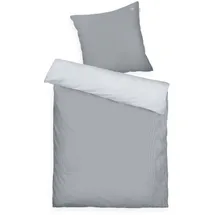 Tom Tailor FINE Stripes Grau 155 x 220 cm + 80 x 80 cm