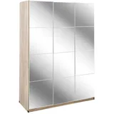 Priess Kleiderschrank Malaga 139 x 193 x 54 cm Beige