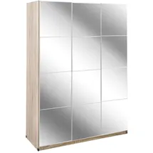 Priess Kleiderschrank Malaga 139 x 193 x 54 cm Beige