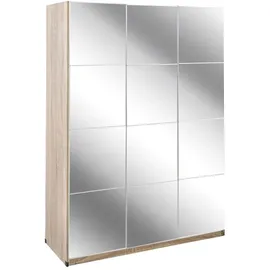 Priess Kleiderschrank Malaga 139 x 193 x 54 cm Beige