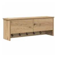 vidaXL Nachttisch mit Tür 80 x 20 x 30 cm Artisan-Eiche