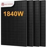 POWERNESS Solarmodul Jolywood JW-HD96N-R2 460W Bifazial Glas-Glas Solarmodul, 460 W, (N-Type TOPCon PV Modul für Photovoltaikanlagen, 4-St)