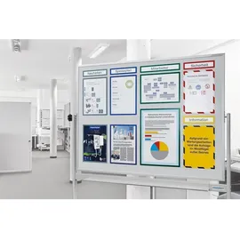 Magnetoplan Magnetrahmen blau A4 5 St.